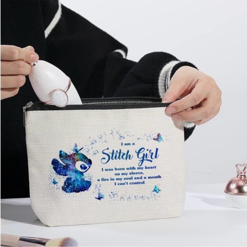 #130 Stitch Cosmetic Bag - Picture 2 of 5